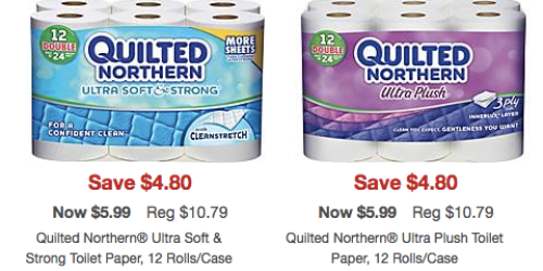 Staples.com: $20 Off $60 Cleaning & Breakroom Promo Code (Ends Tonight!) = Awesome Deal on Quilted Northern Toilet Paper + More