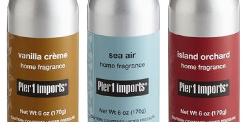 Pier 1 Imports: FREE Room Spray with ANY $25 Purchase (In Store Only – Valid 1/28-1/30)