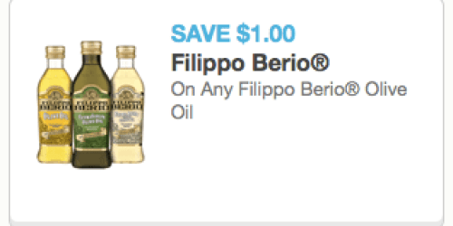 New $1/1 Filippo Berio Olive Oil Coupon = Only $2.99 at CVS (Starting 2/2 – Print Coupons Now!)
