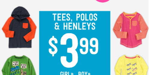 Crazy 8: Tees, Polos, & Henleys Only $3.99 (Regularly Up to $16.95!) – Today Only