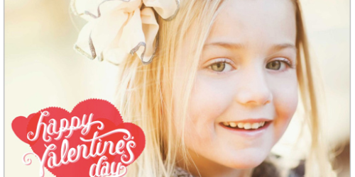 Shutterfly: 12 FREE 4×5 Flat Personalized Valentine’s Day Cards for New Customers – Just Pay Shipping