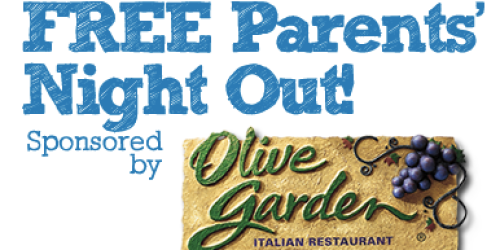 FREE Babysitting at Participating MyGym Locations When You Eat at Olive Garden on Feb. 7th (Make Reservations Now!)