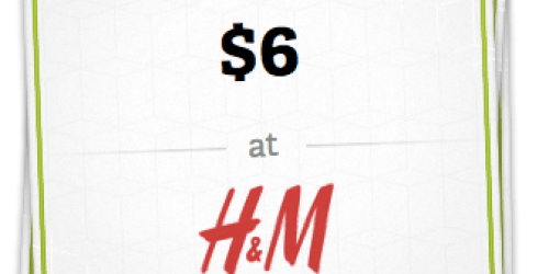 Wrapp Facebook App: FREE $6 H&M Gift Card (When You Give a $6 Gift Card to 3 Friends)