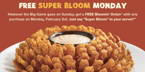 Outback Steakhouse: FREE Bloomin’ Onion with ANY Purchase (Today Only!)