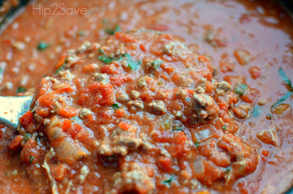 Slow Cooker Bolognese Hip2Save