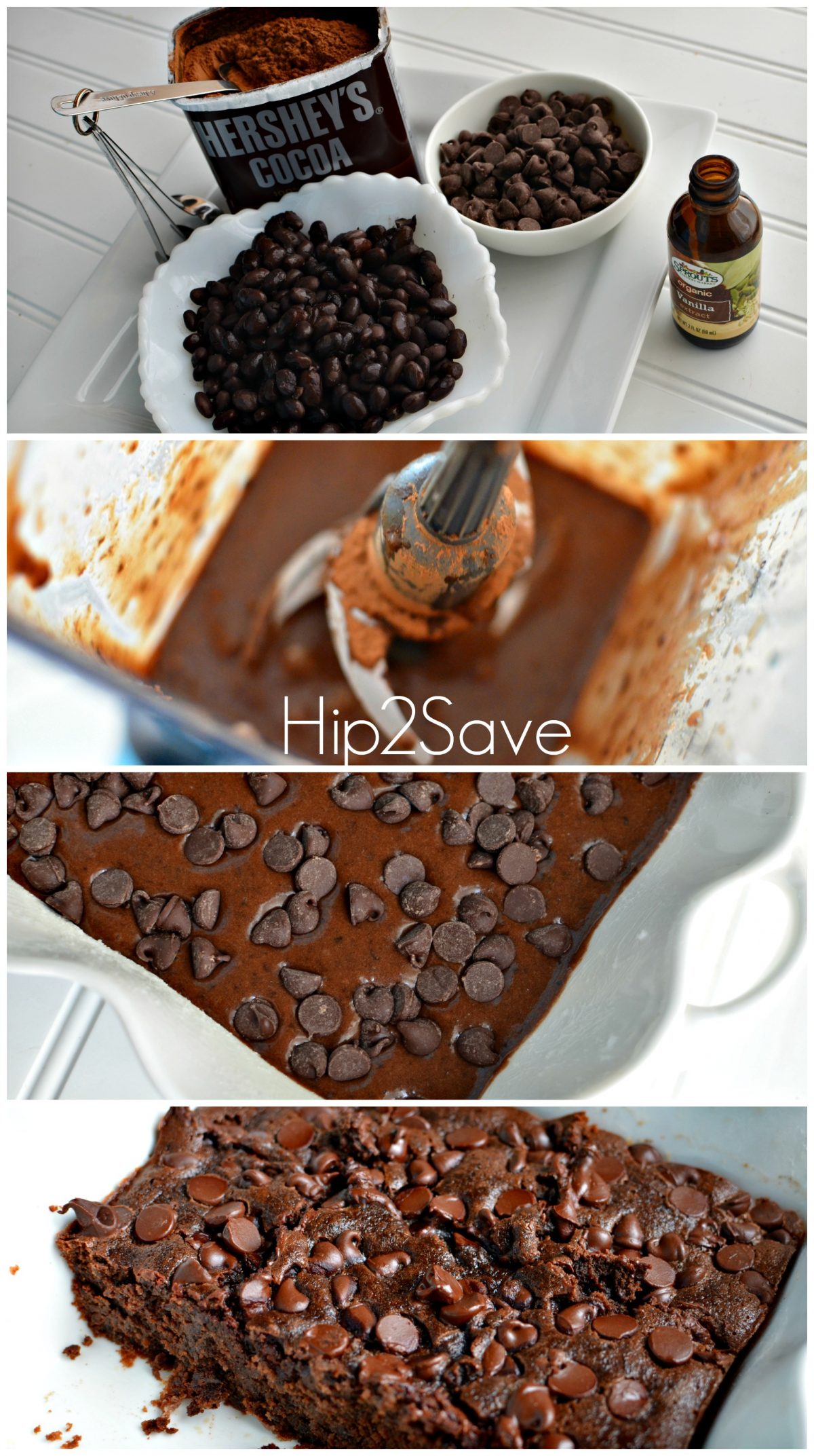 How to make brownies with black beans
