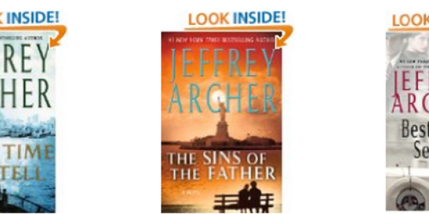 Amazon: 3 Highly Rated Thriller Kindle Books By Jeffrey Archer Only $1.99 – Reg. $9.99 (Today Only!)