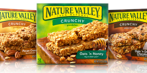 High Value $1.25/1 Nature Valley Granola Bars Coupon = Only 50¢ per Box at CVS & 75¢ per Box at Walgreens (Today Only!)