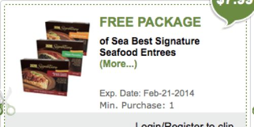 Publix Shoppers – Load eCoupon for FREE Sea Best Signature Seafood Entree ($7.99 Value!)