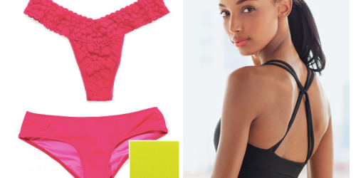 Victoria’s Secret: Cheeky Bottom, Sports Bra AND Lacie Panty Only $14.98 + FREE Shipping