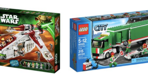 Amazon: LEGO Star Wars Republic Gunship Only $85.84 or LEGO City Grand Prix Truck Only $21.67