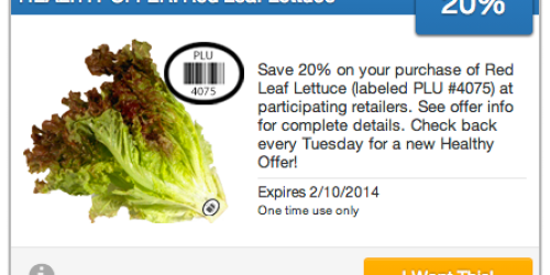 SavingStar: Score 20% Back on Your Red Leaf Lettuce Purchase