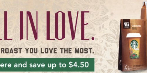 3 New Starbucks Coupons: Save Up to $4.50