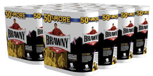 Amazon: 16 Brawny GIANT Roll Pick-A-Size Paper Towels Only $0.97 Each Shipped