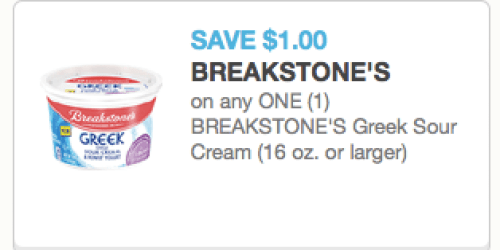 High Value $1/1 Breakstone’s Greek Sour Cream Coupon = Only $1.78 at Walmart