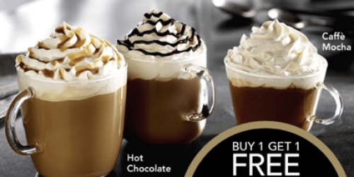 Starbucks: Buy 1 Get 1 Free Handcrafted Espresso or Hot Chocolate + More (Select Starbucks Rewards Members)