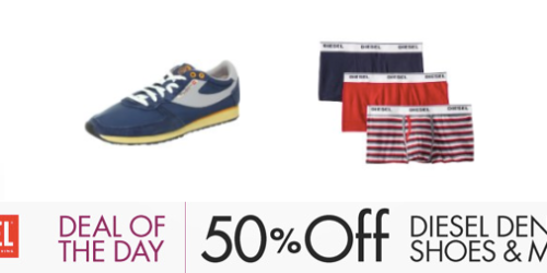 Amazon: Up to 50% Off Diesel Denim, Shoes, and Underwear (Today Only)