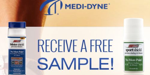 FREE Medi-Dyne BlisterShield or SportShield Sample