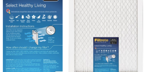 Amazon: Up to 43% Off Filtrete Select Healthy Living Air Filter 6-Packs (Today Only)