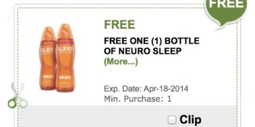 Publix Shoppers: FREE Bottle of Neuro Sleep eCoupon