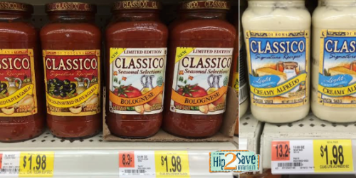 Walmart: Great Deals on Classico Pasta Sauce + More