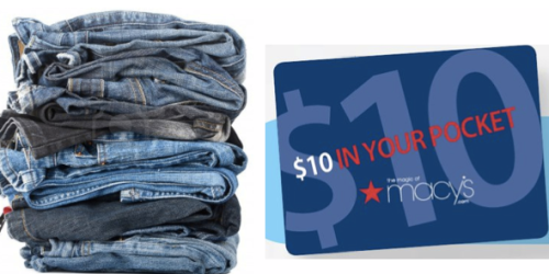 Macy’s: *HOT* Denim Promo is Back (Get $10 off a Future Purchase With Every Pair of Jeans You Buy)