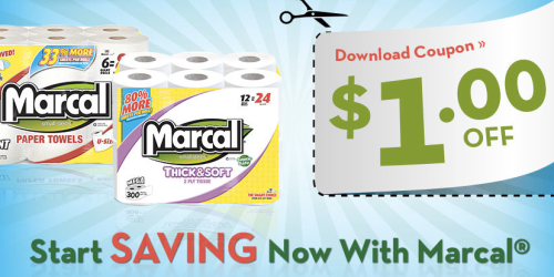 New $1/1 Marcal Small Steps Paper Towels or Bathroom Tissue OR $1/2 Marcal Napkins Coupon