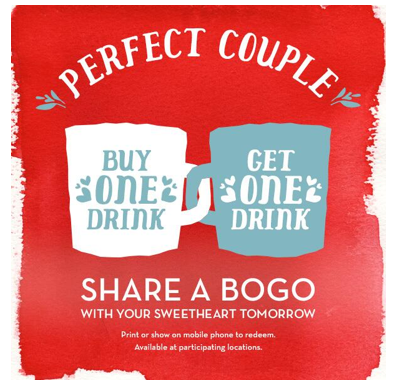 Caribou Coffee: Buy 1 Drink, Get 1 FREE Coupon (Tomorrow Only!)