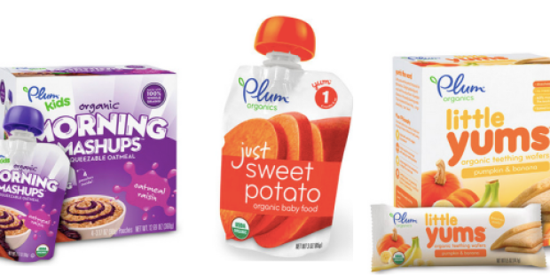 Zulily: Up to 75% Off Plum Organics Products (Baby Food, Yogurt MashUps, Squeezable Oatmeal + More)