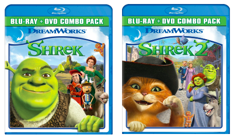 Amazon Shrek Shrek 2 Blu Ray Dvd Combo Packs Only 9 99 Each