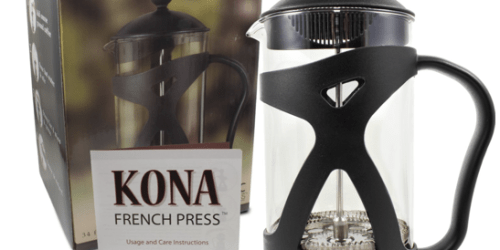 Amazon: Kona French Press Only $17.50 (Reg. $70?!) + Bodum French Press Set Only $16.99