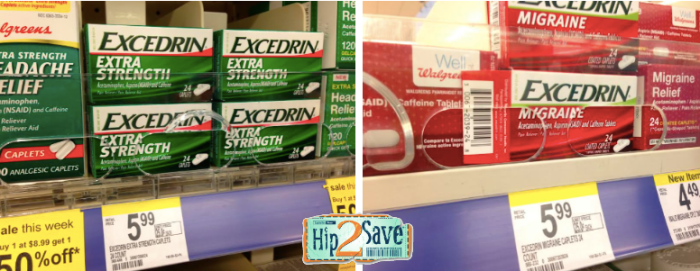 Walgreens Purchase Excedrin = Possible FREE 5 Walgreens