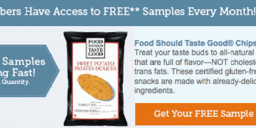 FREE Food Should Taste Good Chips Sample (1st 10,000 Live Better America Members!)
