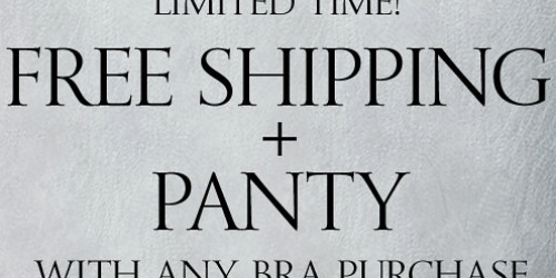 Victoria’s Secret: FREE Standard Shipping & Fabulous Panty with ANY Bra Purchase + More
