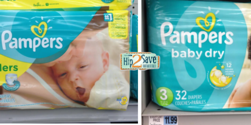 Rite Aid: Pampers Jumbo Pack Diapers Only $4.12 After +Up Reward (Starting 3/2 – Print Coupons Now!)