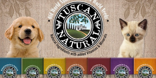 FREE Tuscan Natural Dog & Cat Food Samples