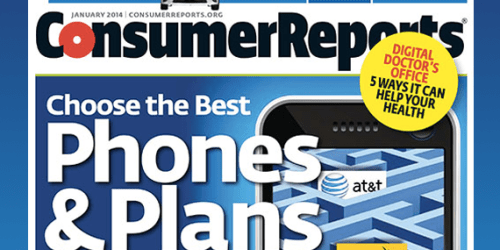 Consumer Reports Magazine Subscription Only $19.99 (62% Off The Cover Price) – Ends Tonight