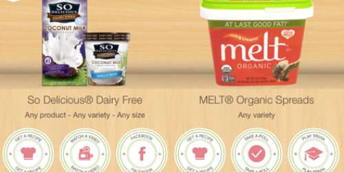Ibotta: Earn $1 Back on ANY So Delicious Product & $1.50 Back on MELT Organic Spread = *HOT* Deals