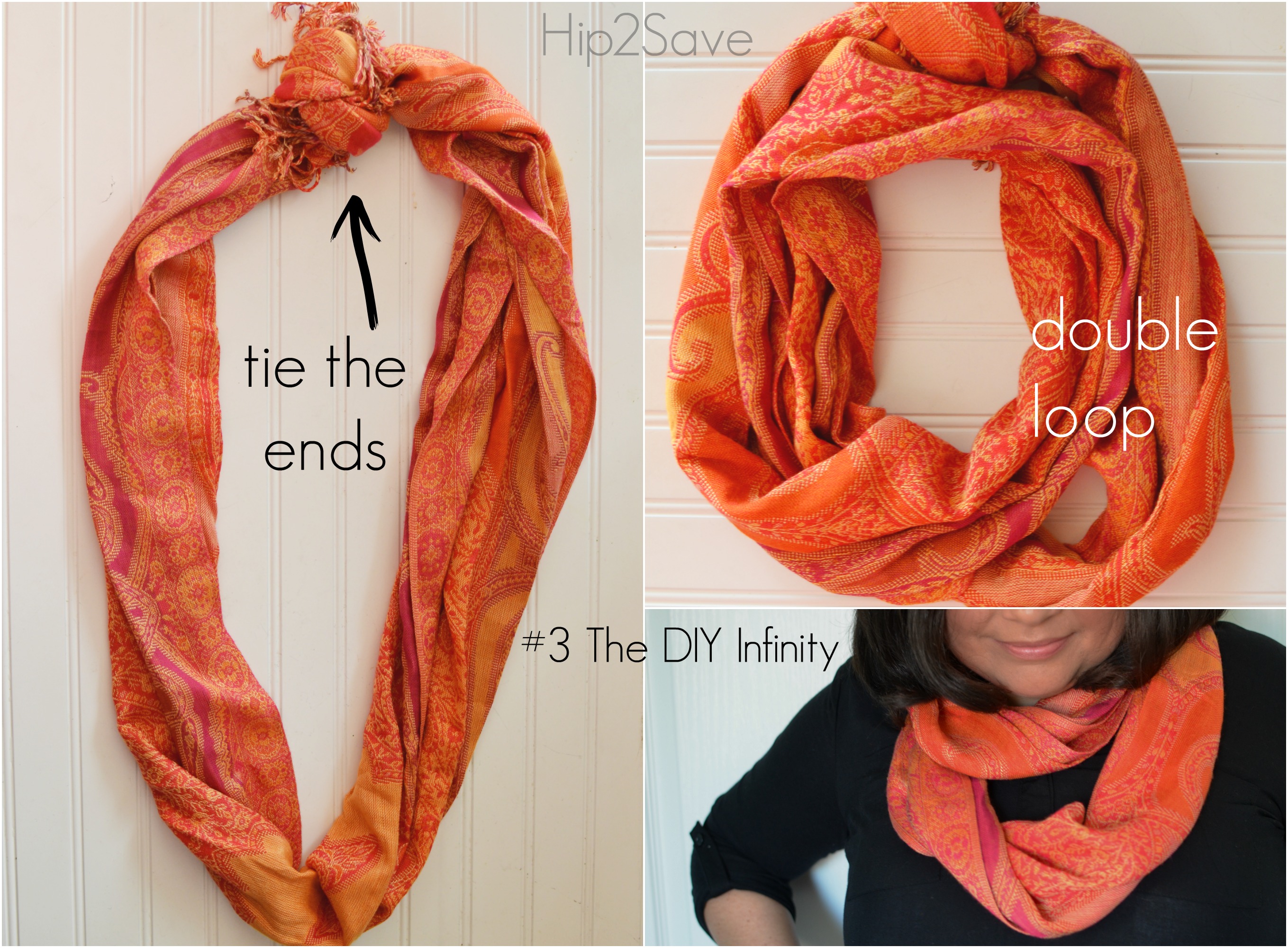 Knot How To Wrap An Infinity Scarf Different Ways To Wear An