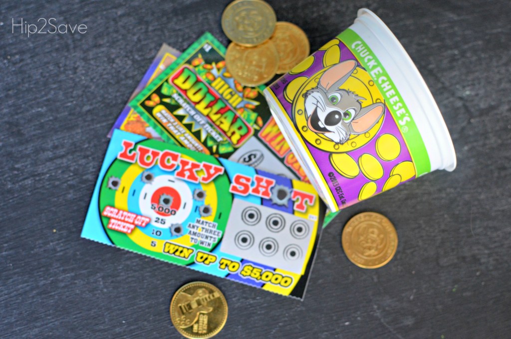 Chuck E Chese Coins for Easter Eggs