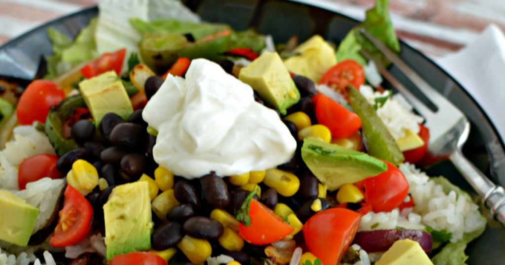 Chipotle-Inspired Cilantro Lime & Black Bean Bowl | Hip2Save