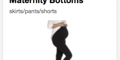 Target: 40% Off Maternity Bottoms Cartwheel Offer = Liz Lange Leggings Only $8.39 (Reg. $16.99!)