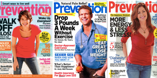 FREE 1 Year Subscription to Prevention Magazine