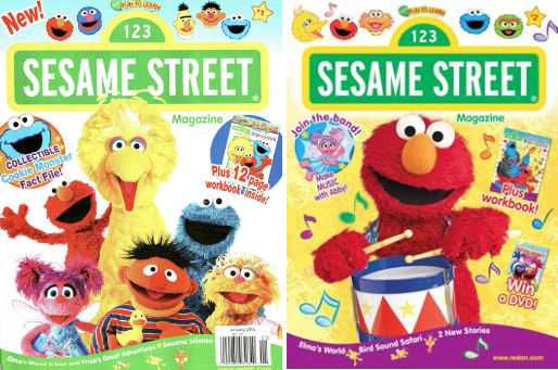 Sesame Street Magazine $13.99/Year (Each Issue Contains Stories ...