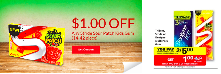 New Stride Sour Patch Kids Gum Store 