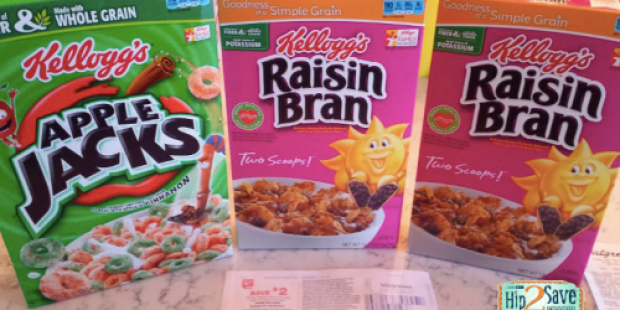 Walgreens: Kellogg’s Cereal as Low as 50¢ Per Box