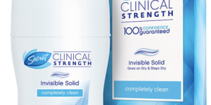 *HOT* FREE Secret Clinical Deodorant Sample (Working Again)