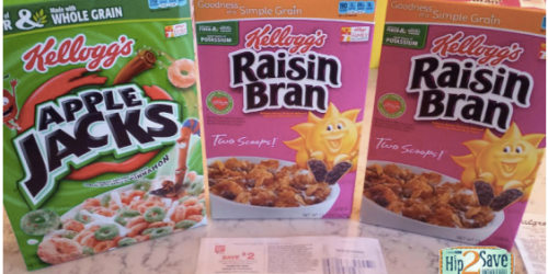 Walgreens: Kellogg’s Cereal as Low as Only $0.75 Per Box (After Register Reward)