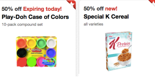 Target Cartwheel Offers: *HOT* 50% Off Play-Doh (Today Only!) & 50% Off Kellogg’s Special K Cereal