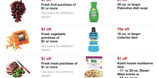 Target: New Mobile Coupons (Save on Fresh Fruit, Veggies, Meat, Pampers, Kashi + Much More!)